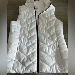 White SO brand puffer vest